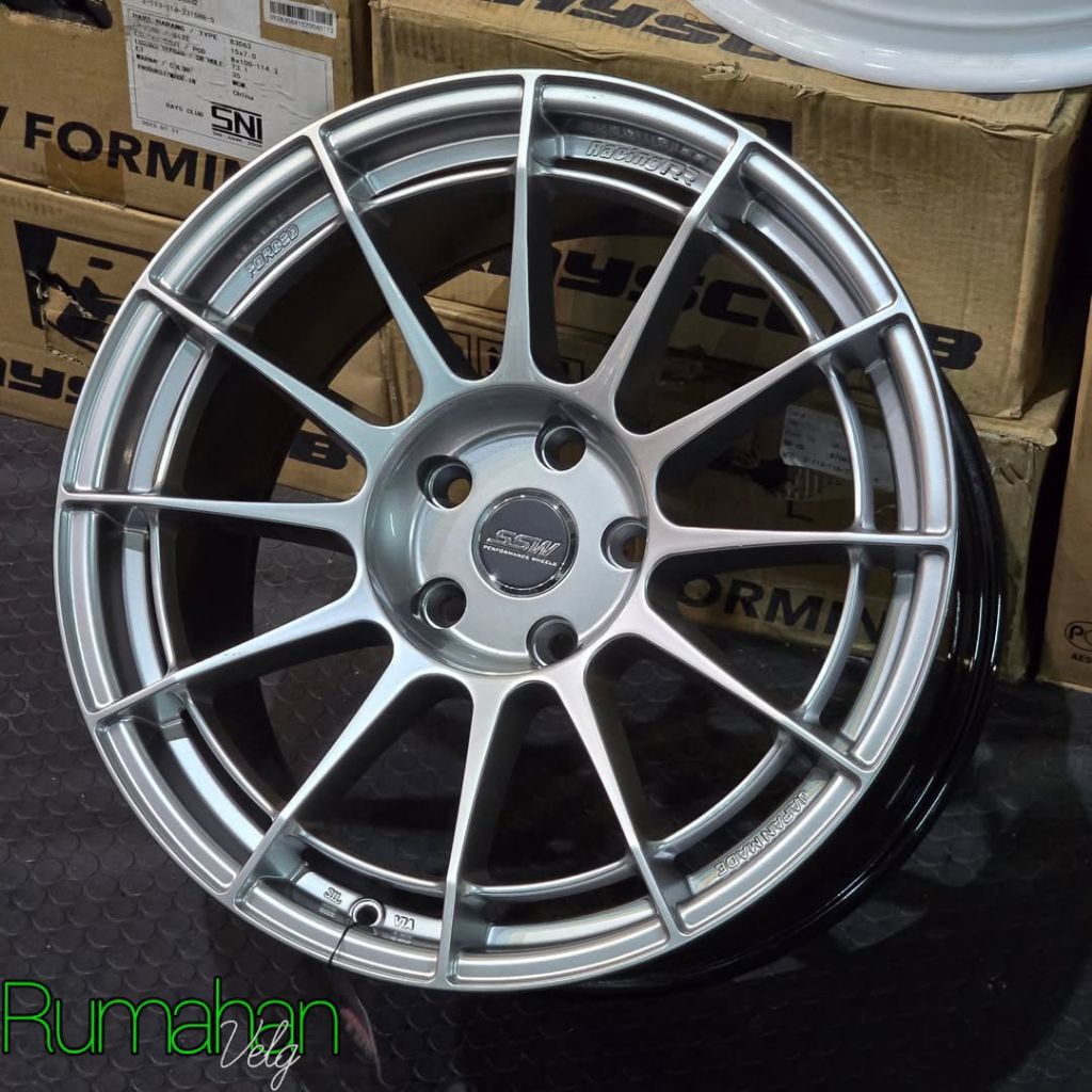 velg enkei spider original ssw Thailand ring 18 lebar 9,5 velg mobil ring 18 pnp mobil reborn ventur