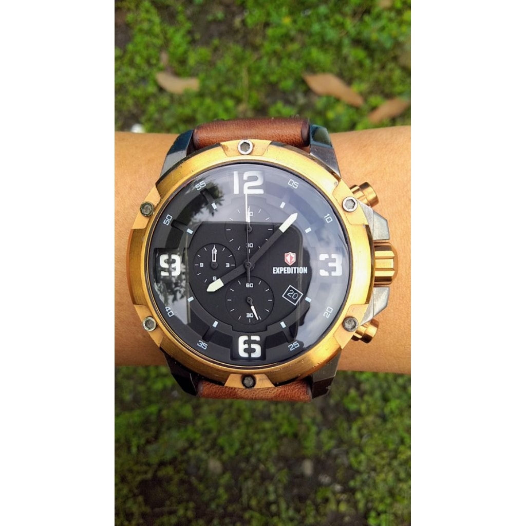 Expedition 6698 rosegold chronograph