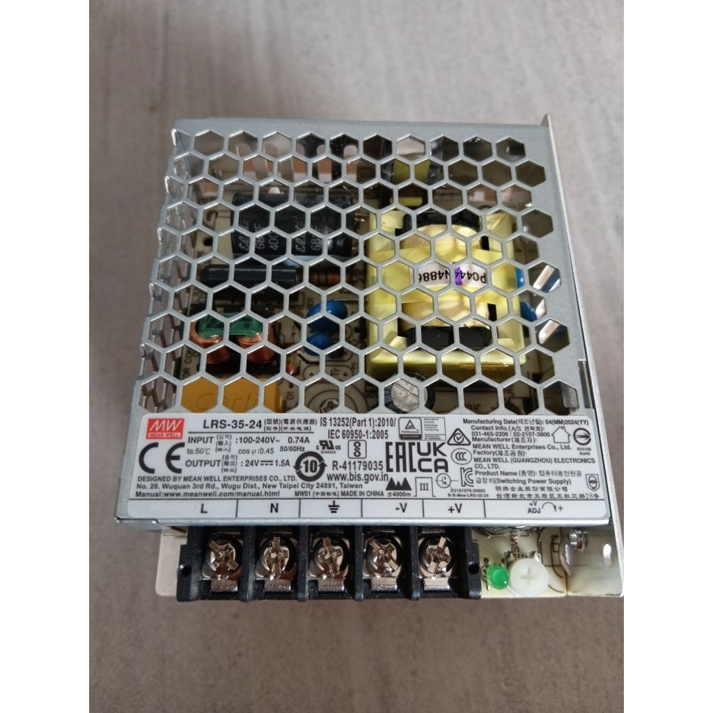 POWER SUPLY MEAN WELL LRS 35-24