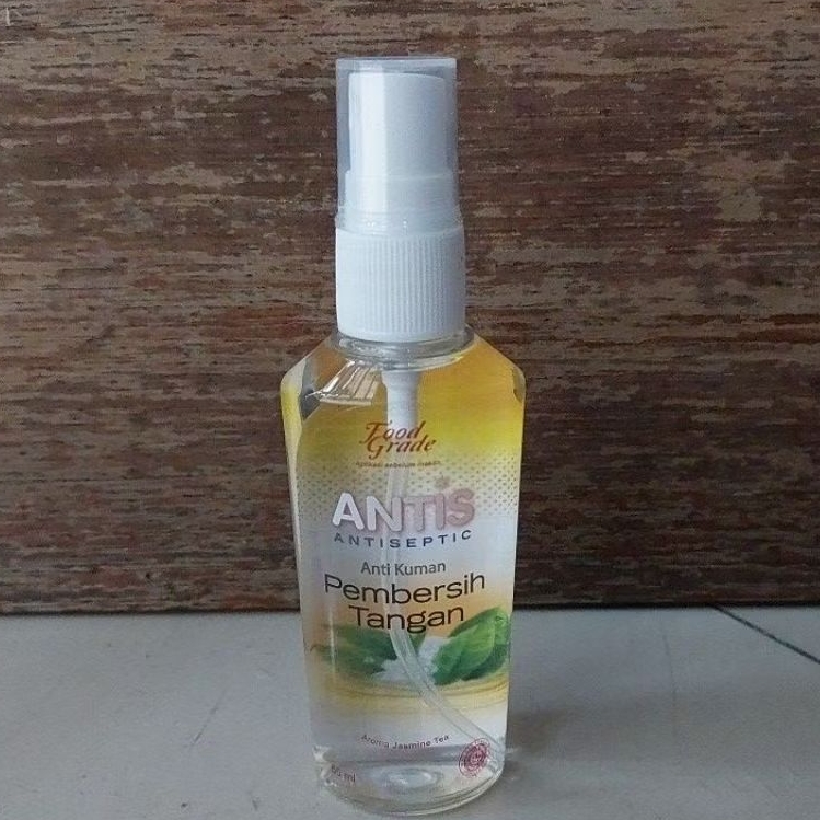Antis Spray Hand Sanitizer Antiseptic FOOD GRADE Jasmine Tea 55 ml
