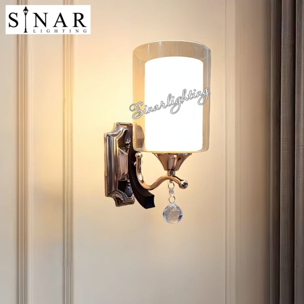 Lampu dinding Minimalis kaca tabung R7803
