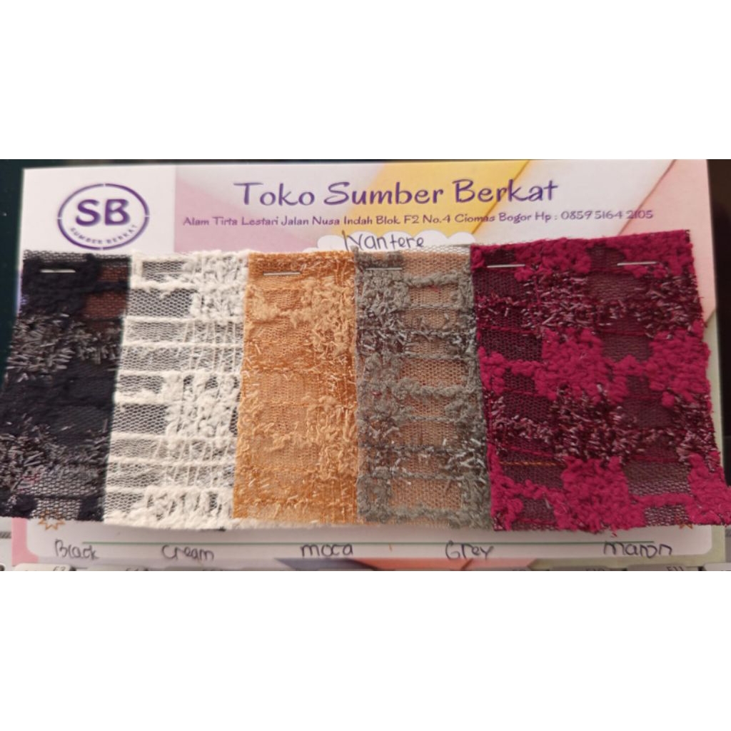 bahan kulit imitasi, kain Sintetis NANTERE/ METERAN (1.45m x 1m) untuk tas dan sepatu