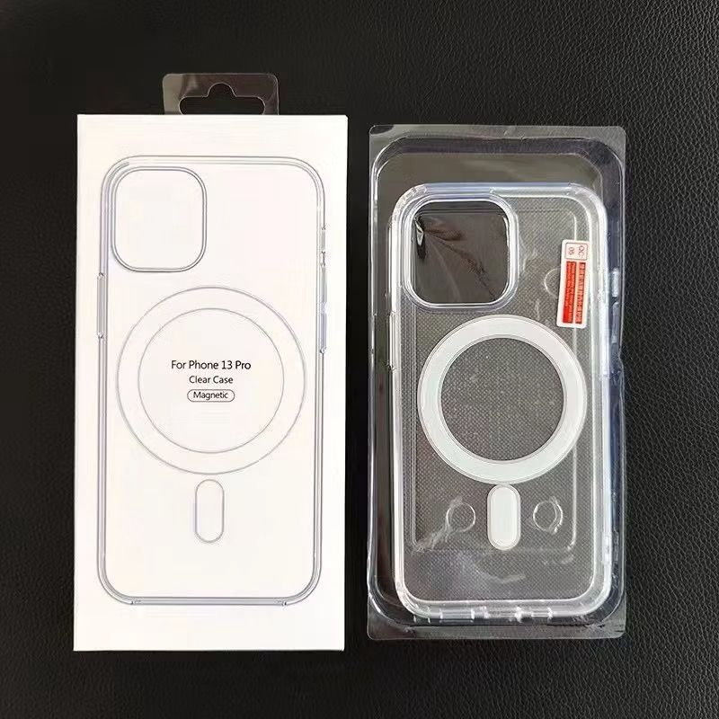 [+PACKING BOX] Clear Case Magsafe IPHONE 7 7+ 8 8+ PLUS X XS MAX XR 11 12 13 14 15 PRO MAX 14 15 16 