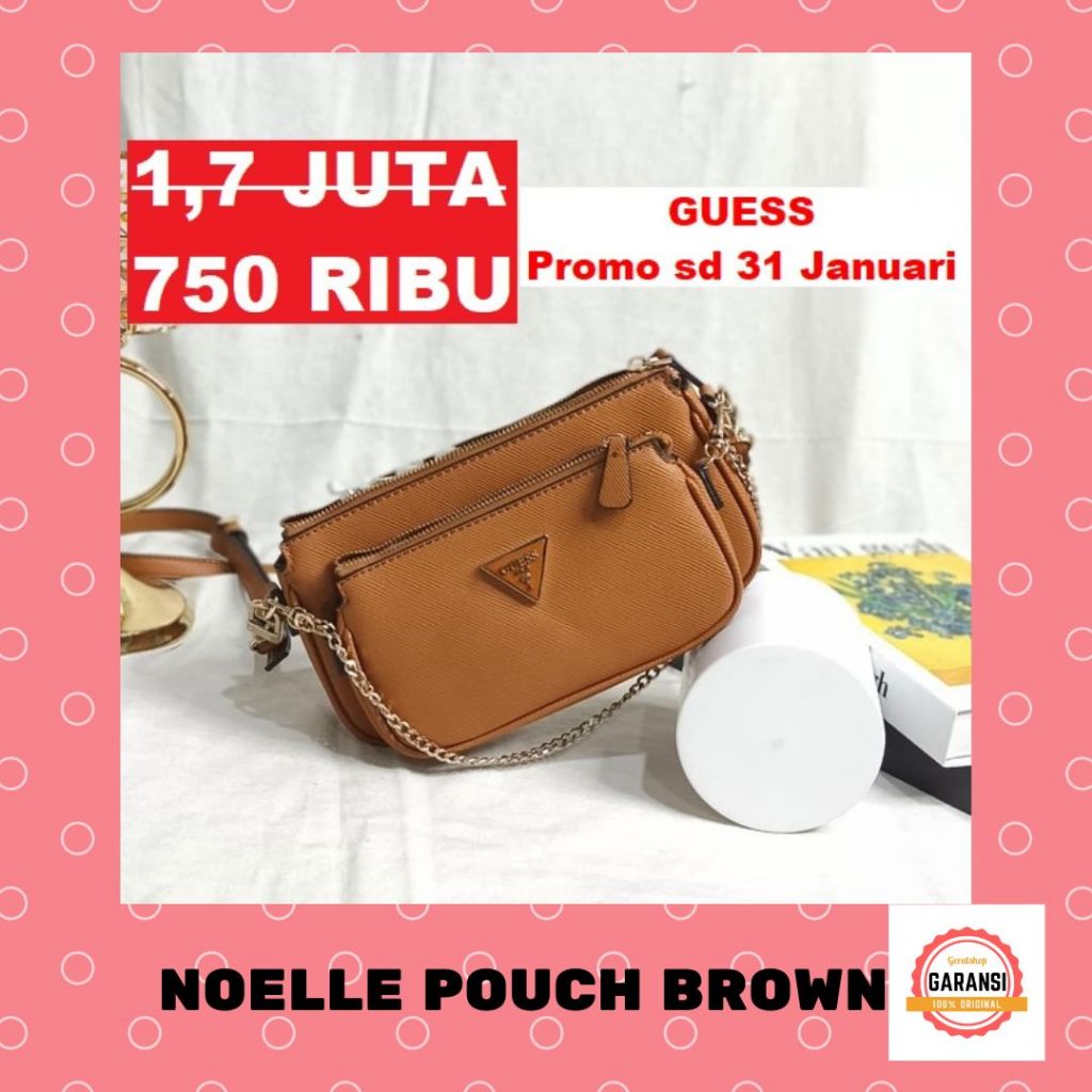 Tas Guess wanita seri NOELLE POUCH original SALE STORE