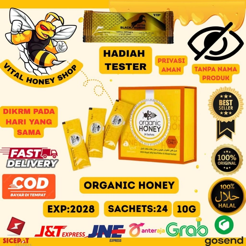 organic Royal Honey Original Box 24 Sachet