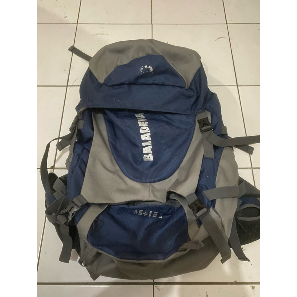 preloved carrier 65L+15L merk Irco series Baladewa