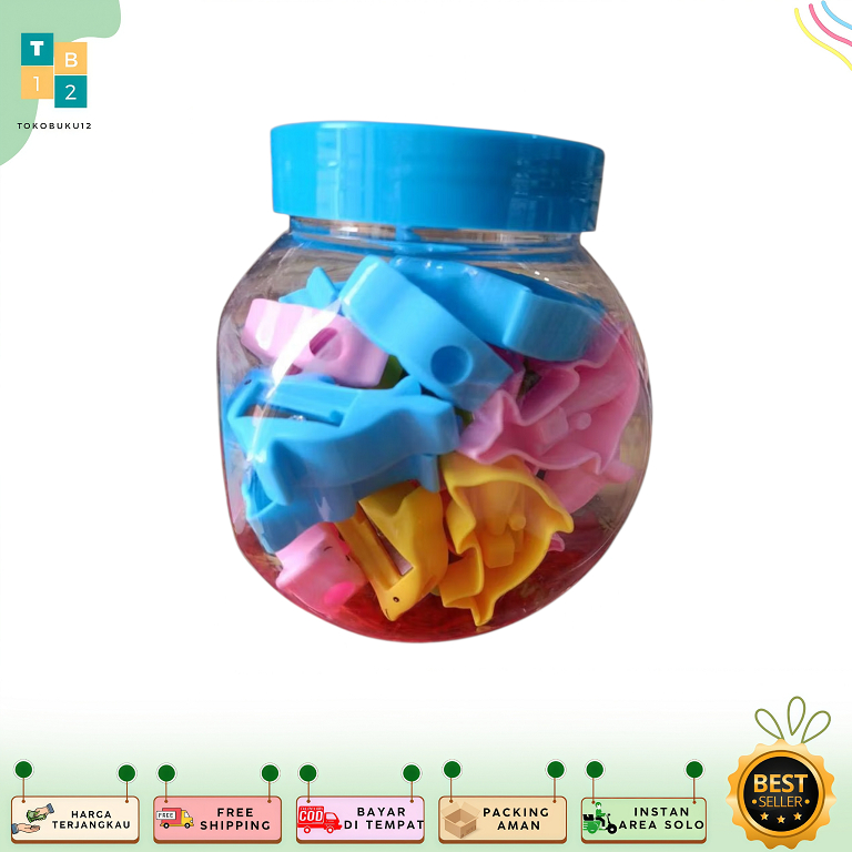 Rautan pensil Bentuk Bulat Berkarakter - Spiderman Batman Unicorn Princess