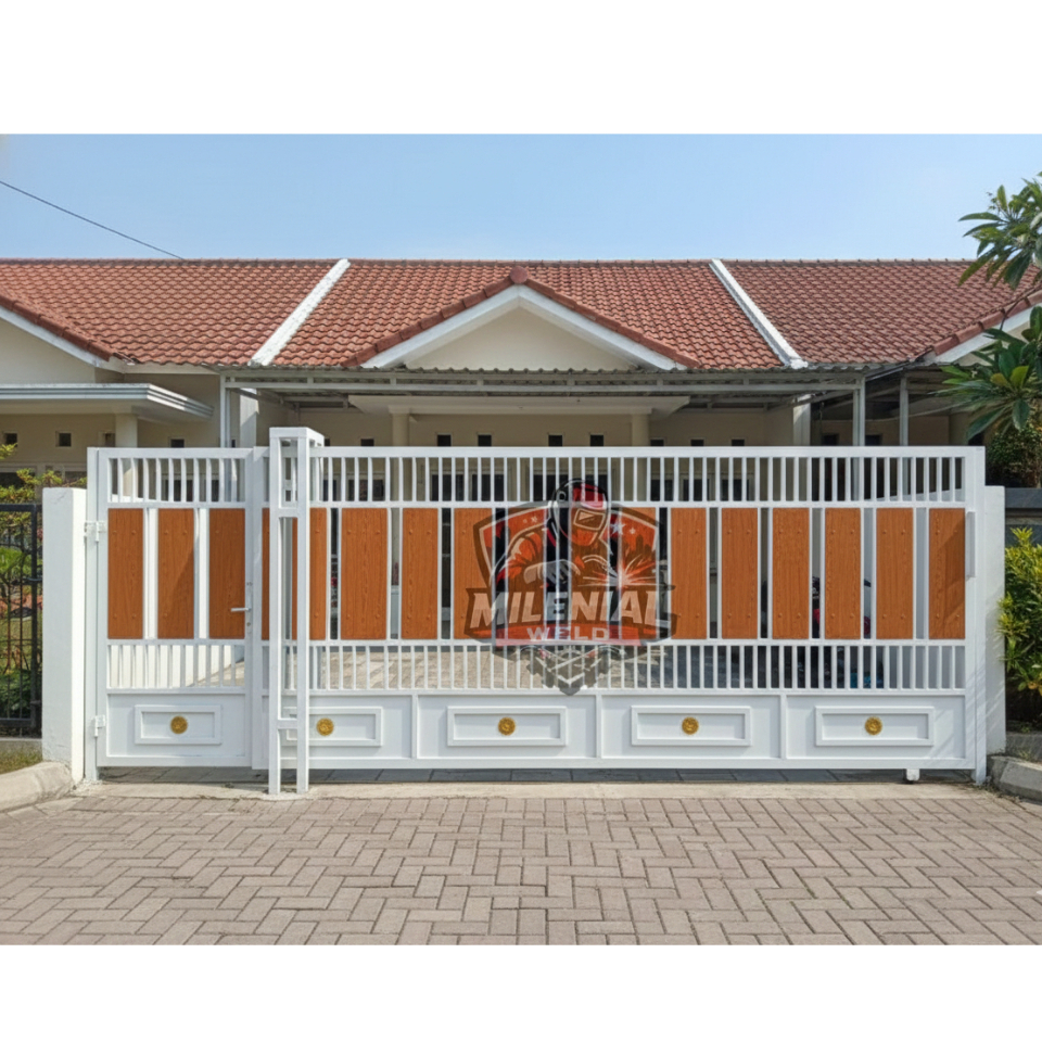 Pager Minimalis Dorong Tralis Jendela Balkon Pintu Tralis