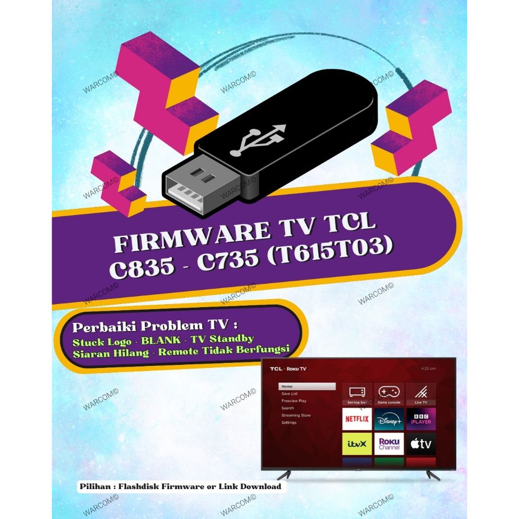 Firmware Update TCL C835 C735 55C835 65C835 75C835 55C735 65C735 75C735 Fix Stuck Logo
