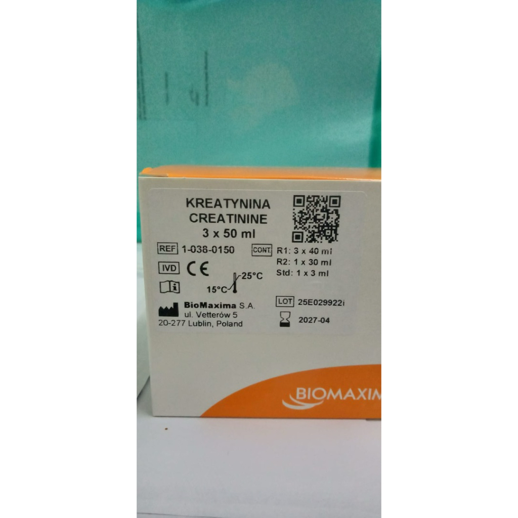 Reagen kimia creatinin biomaxima ED APRIL 2027 akurat baru Asli creatinine biomaxima
