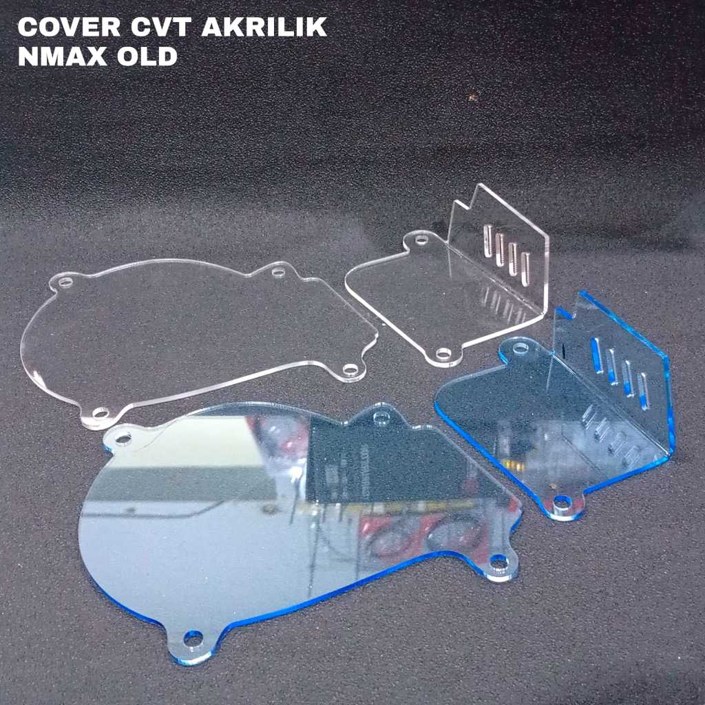 Mika Cover Tutup Cvt Nmax Old/New Aerox New/Old Akrilik Transparan Peliundung Cvt Akrilik Hnv55