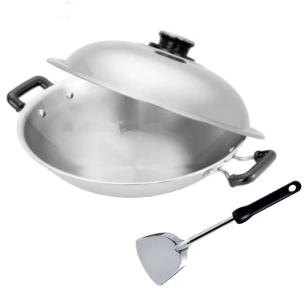 ZEBRA PANCI WAJAN CHINESE WOK 42CM 176244 LID + TURNER