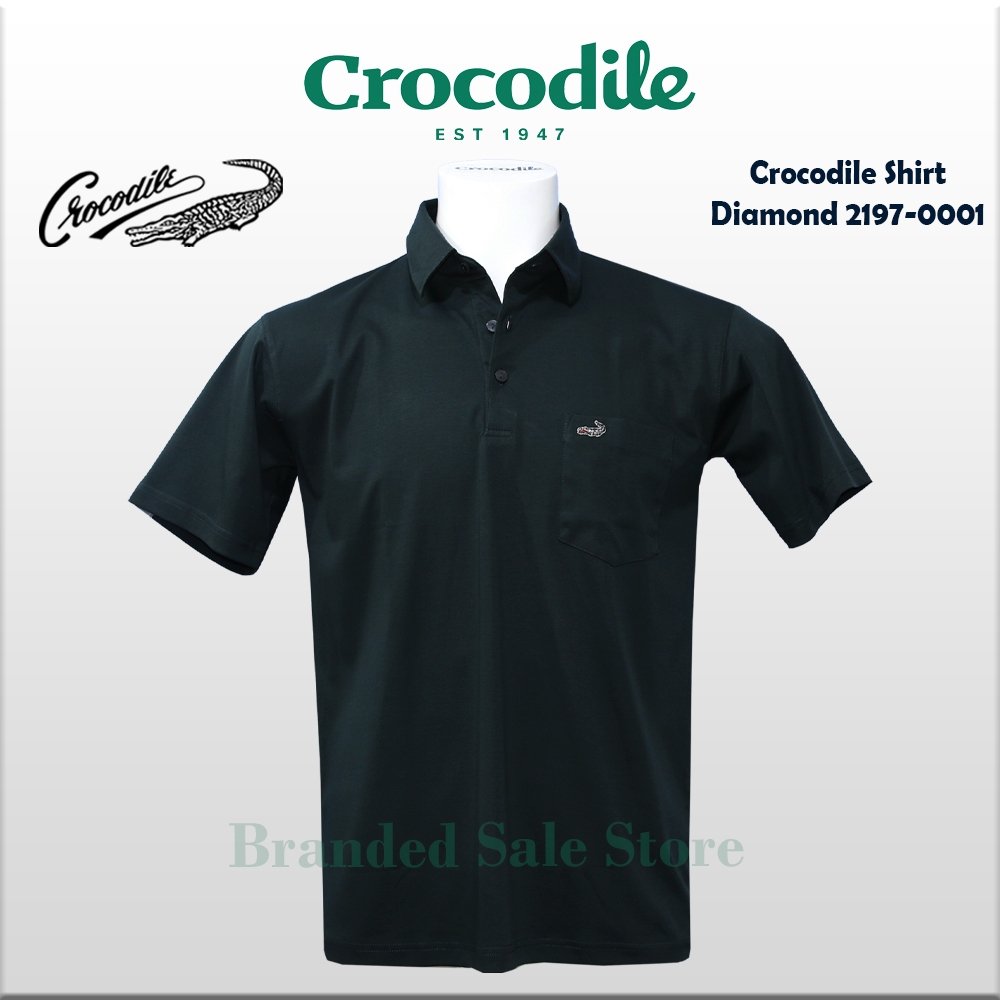 Polo Shirt Kaos Krah Kemeja CROCODILE Diamond, 2197-0001-08