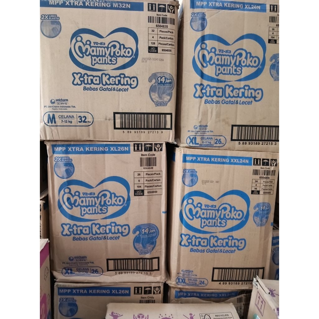 Mamypoko kartonan NBS/S/M/L/XL/XXL