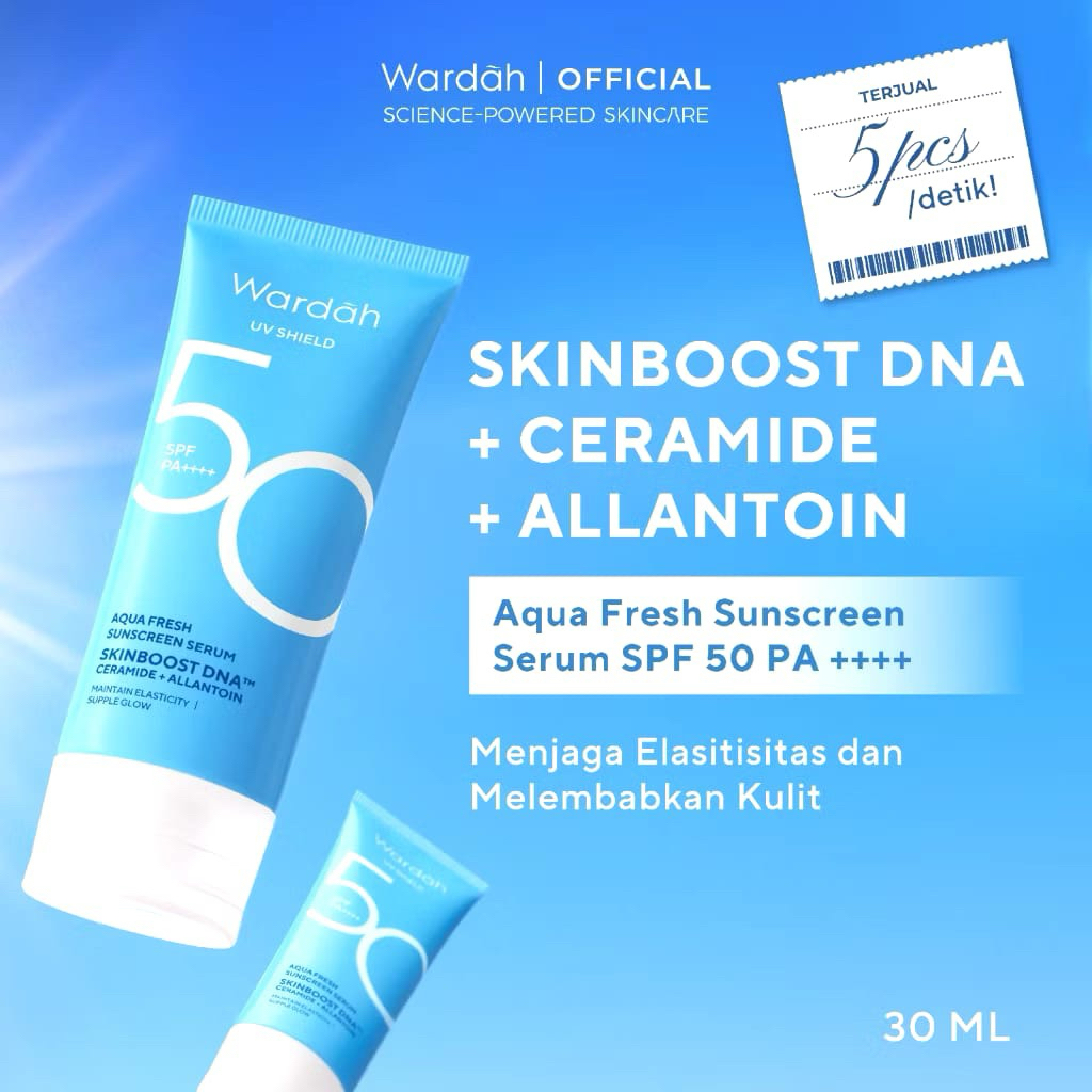 WARDAH UV SHIELD AQUA FRESH SUNSCREEN SERUM SPF 50 PA+++ 30ML