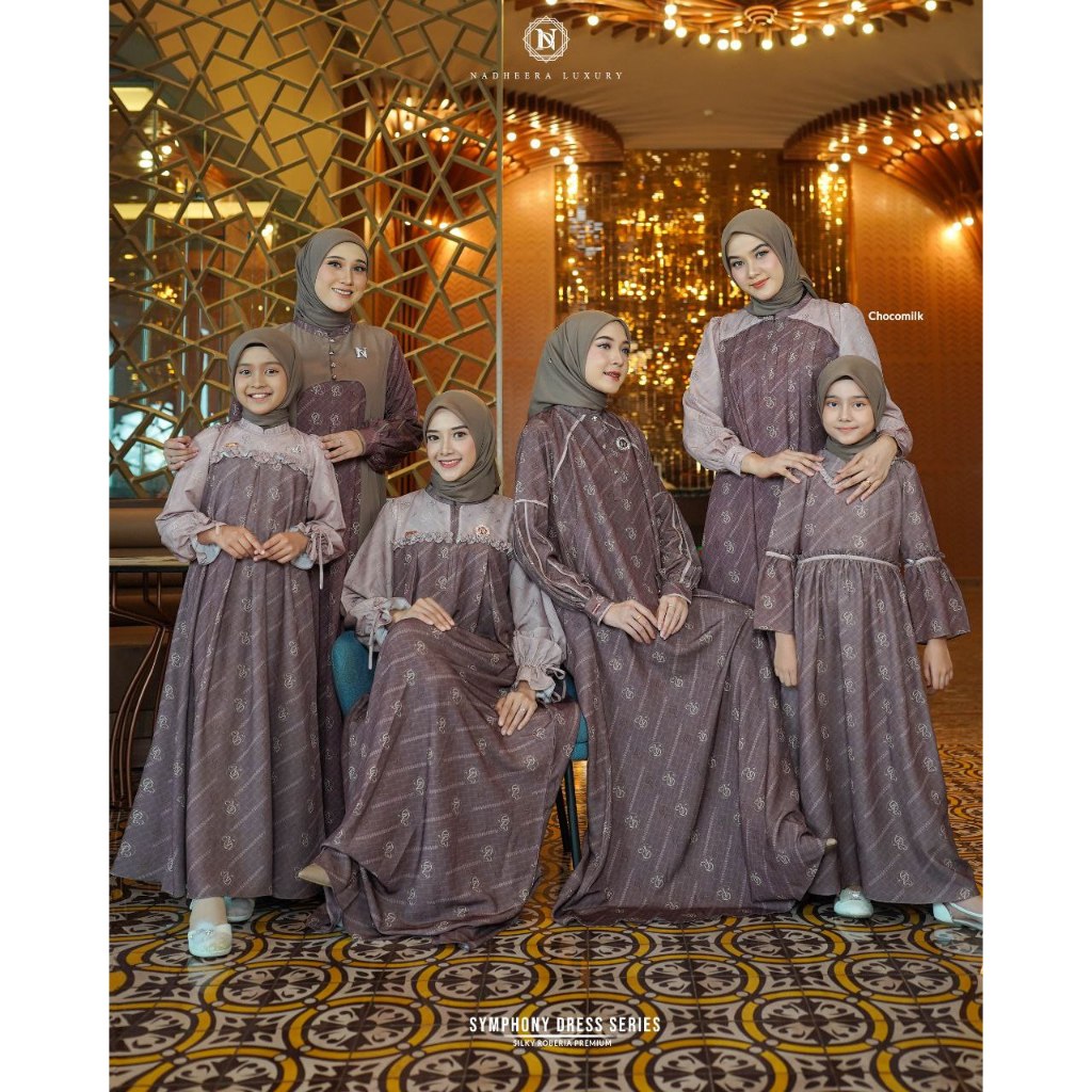 READY COD / SYMPHONY DRESS KIDS STYLE 1 & 2 Nadheera Luxury Terbaru // Sarimbit Terbaru 2025 // Gami