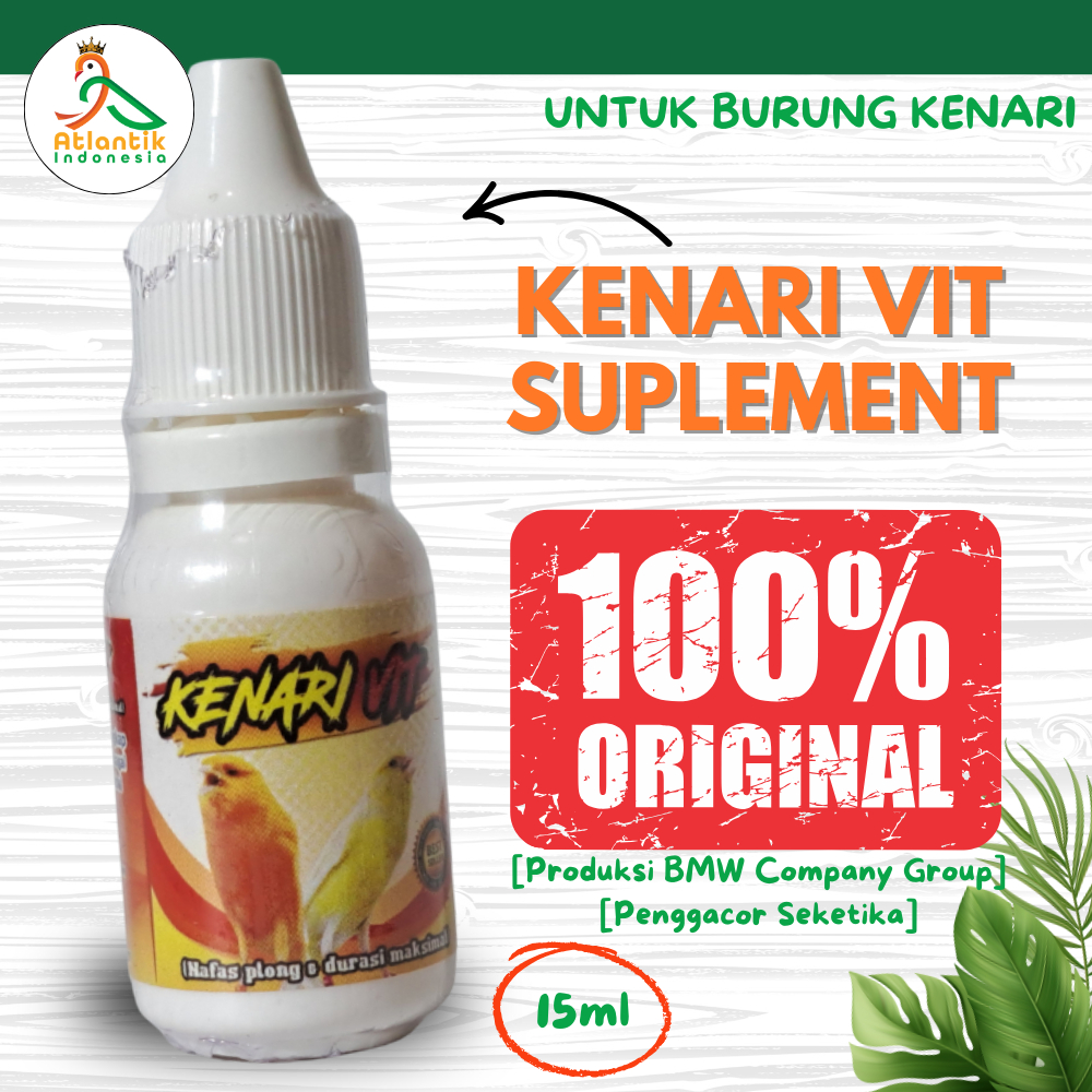 Kenari VIT Vitamin Burung Kenari Nafas plong durasi maksimal Suplemen Burung
