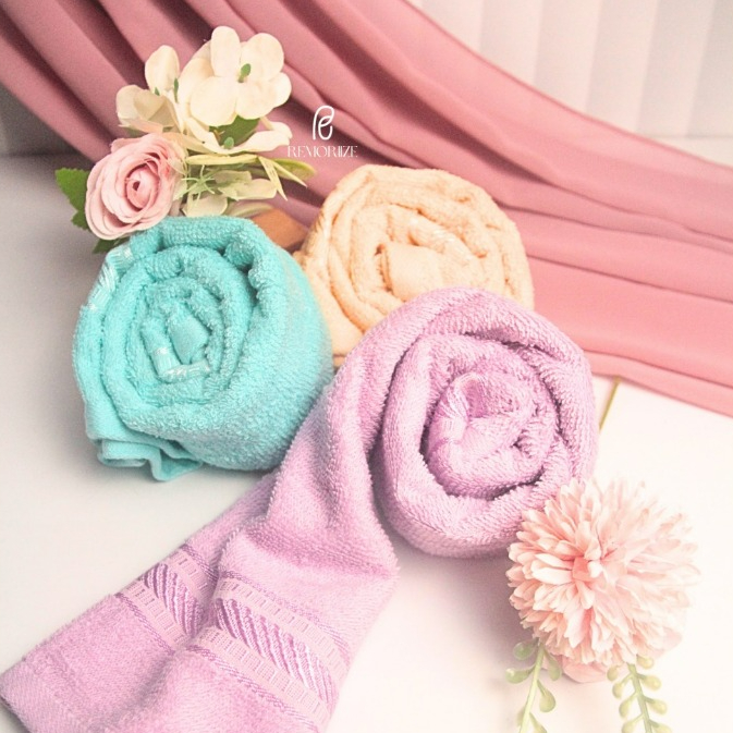 Remoriize - Souvenir Handuk Mini - Halus, 100% Produk Indonesia, Kualitas Bagus - Pernikahan, Kantor