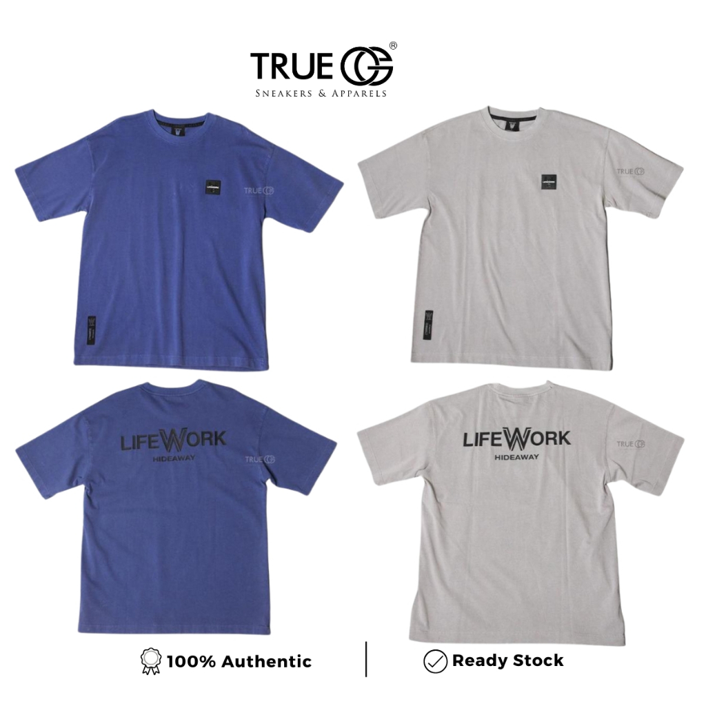 LifeWork Square Waffen Pigment T-Shirt