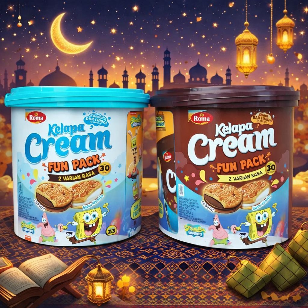 Roma kelapa Cream Biskuit