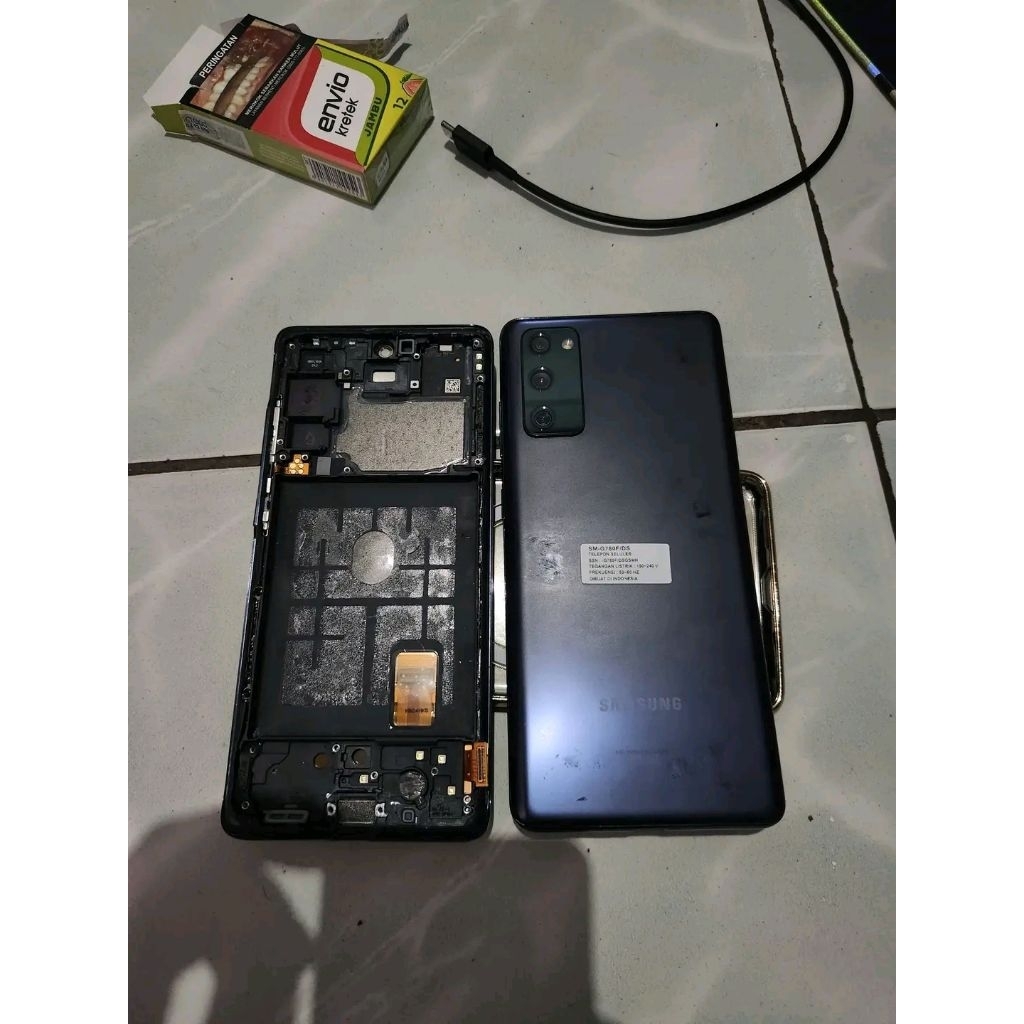 lcd+frame samsung s20fe