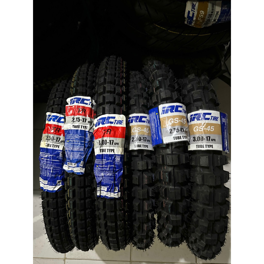 Ban Motor IRC Trail Trial Cross Ring 17 250-17 275-17 300-17 TR GS45 Ban luar IRC Trail Cross