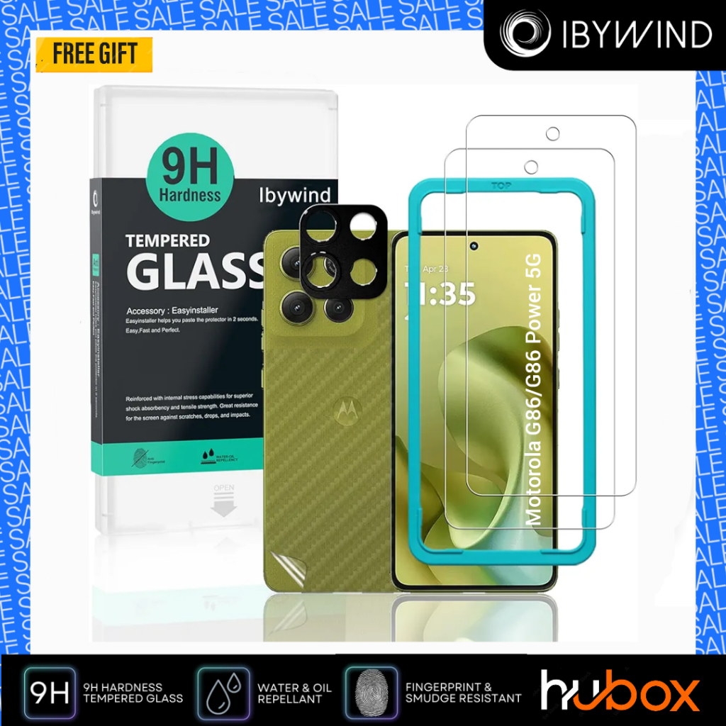Tempered Glass Motorola G86/G86 Power 5G Easy Installer