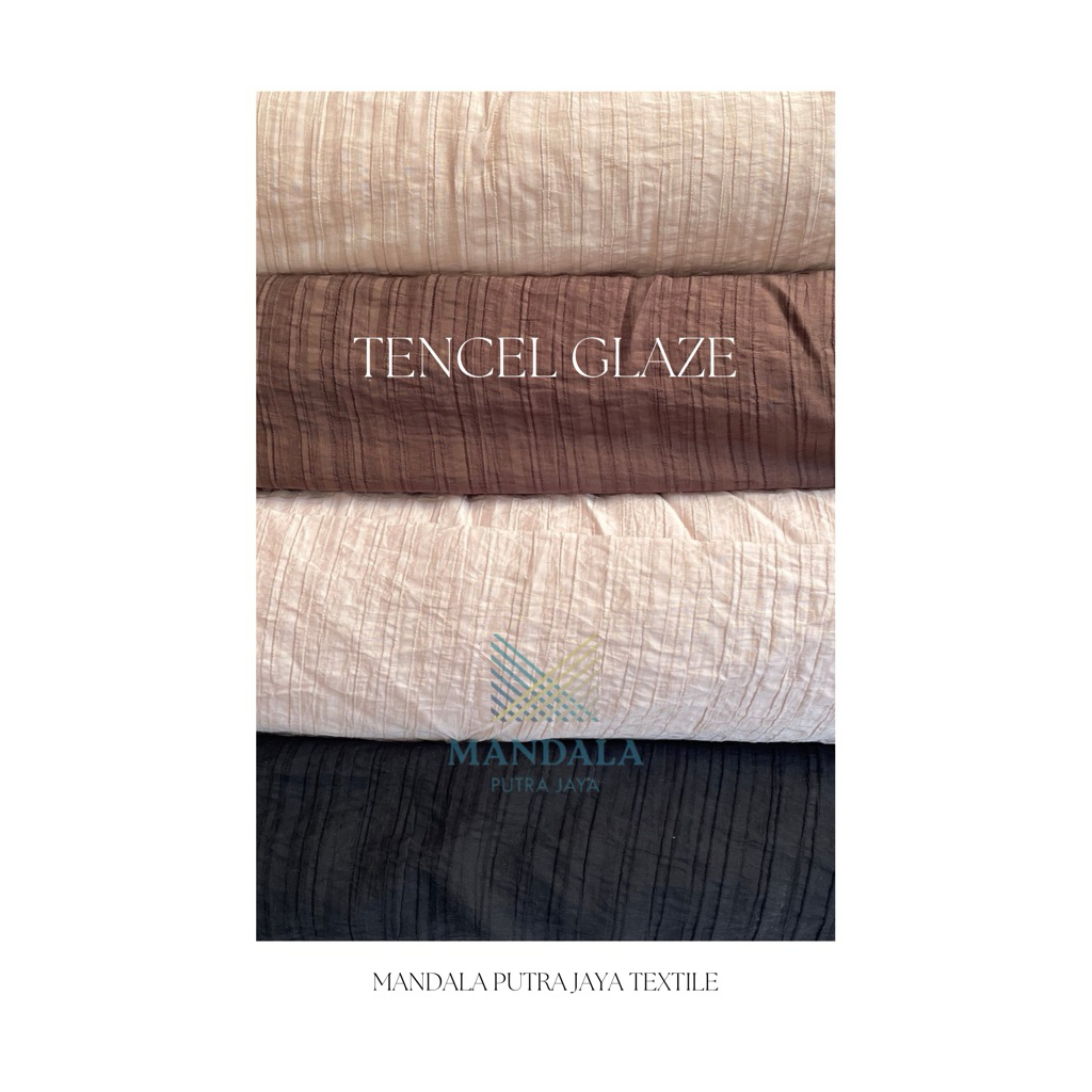 MPJ - KAIN TENCEL CRINKLE GLAZE COOLTECH / kain tencel cooltech / tencel crinkle / tencel cooltech /
