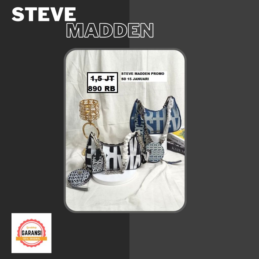 Tas wanita crossbody STEVE MADDEN 100% original seri BVISUAL