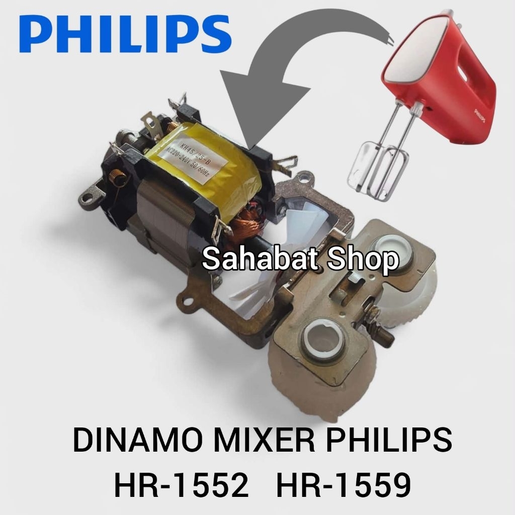 DINAMO MIXER PHILIPS ORIGINAL HR-1552 HR-1559