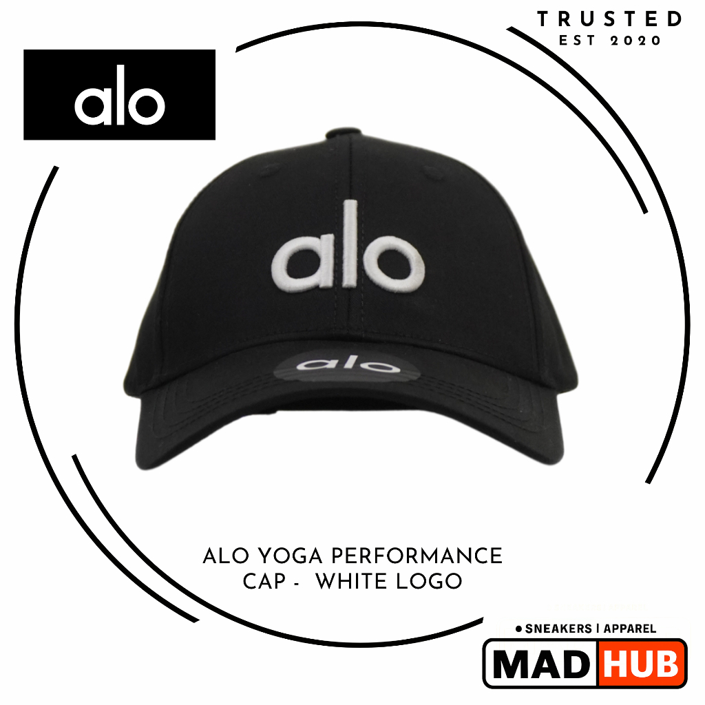 Alo Yoga Performance Cap - White Logo
