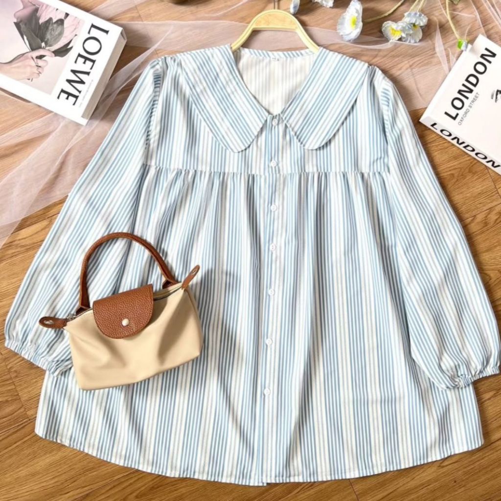 Atasan Wanita Jumbo LD 140 150 Baju Big Size Ukuran Besar Plus Size