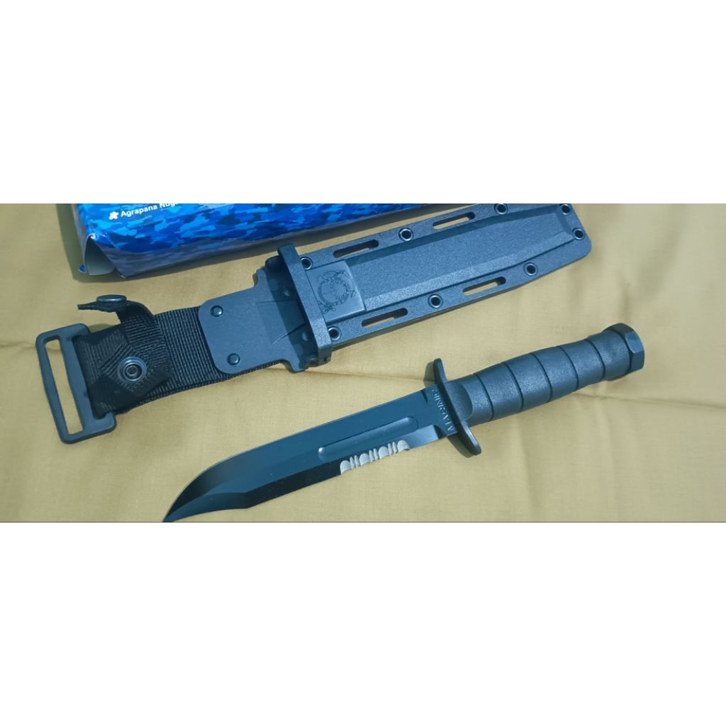 pisau marinir original waffentechnick MARINIR COMBAT KNIFE