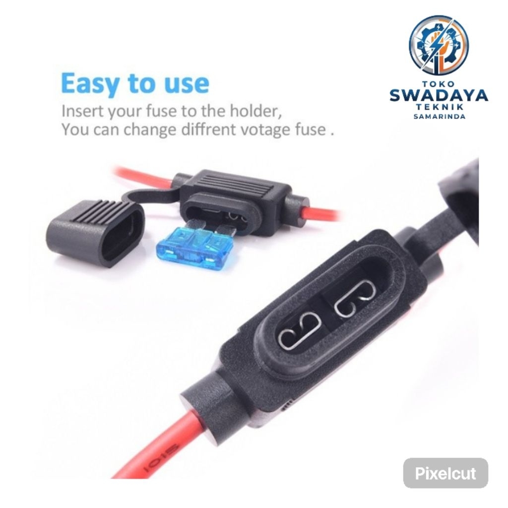 Fuse Blade holder waterproof | Rumah fuse blade medium