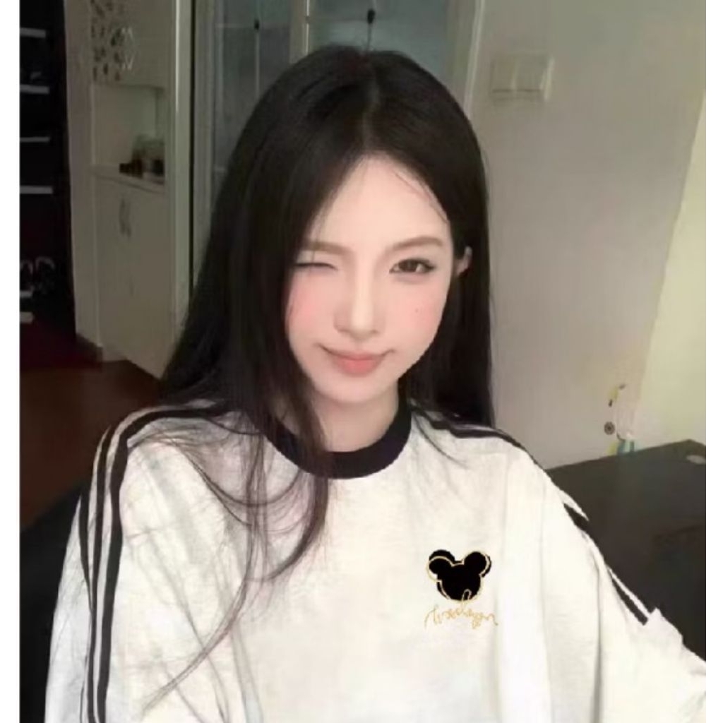 Kaos wanita oversize korea style