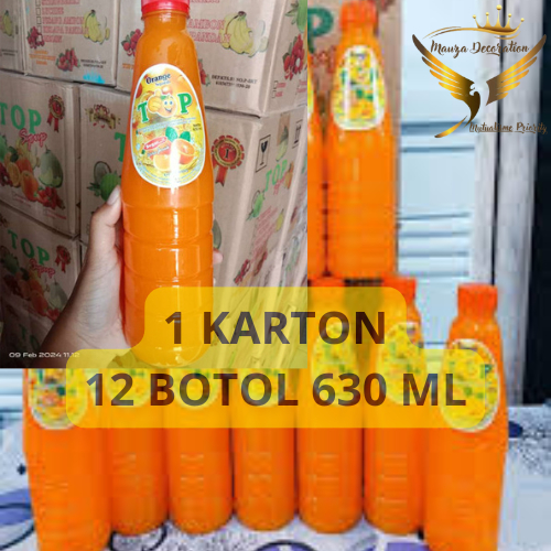 1DUS SIRUP TOP/SIRUP TOP 630ML /SIRUP RASA JERUK