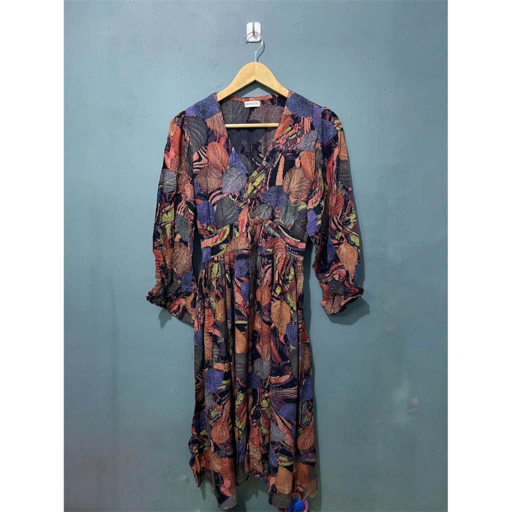 (Preloved) FN028 Flower dress bo*gieta