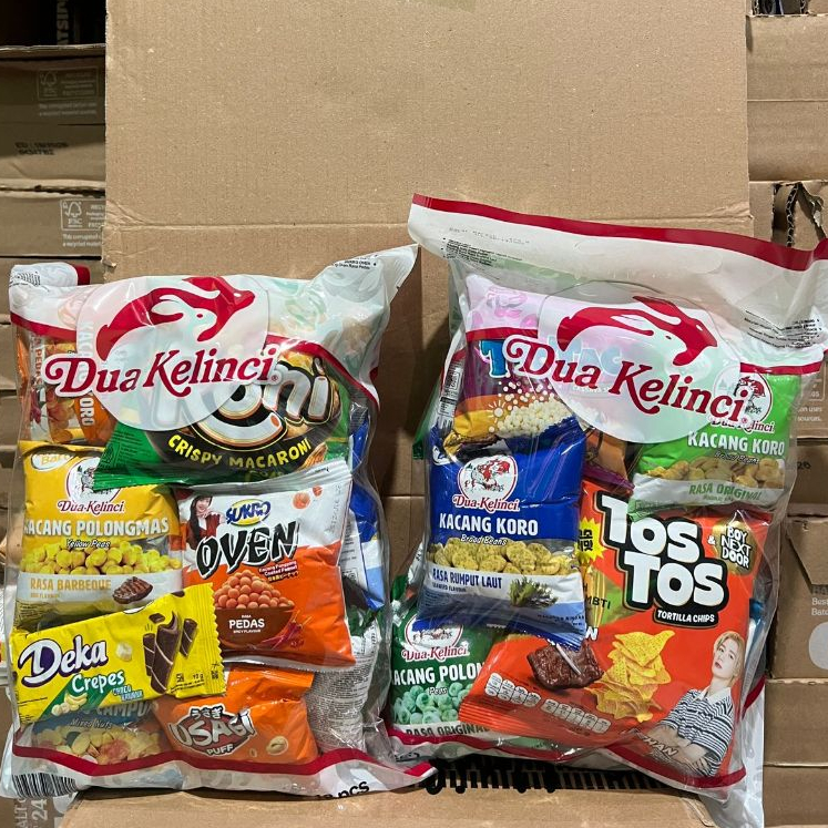 DUA KELINCI PAKET SNACK ISI 12 PCS