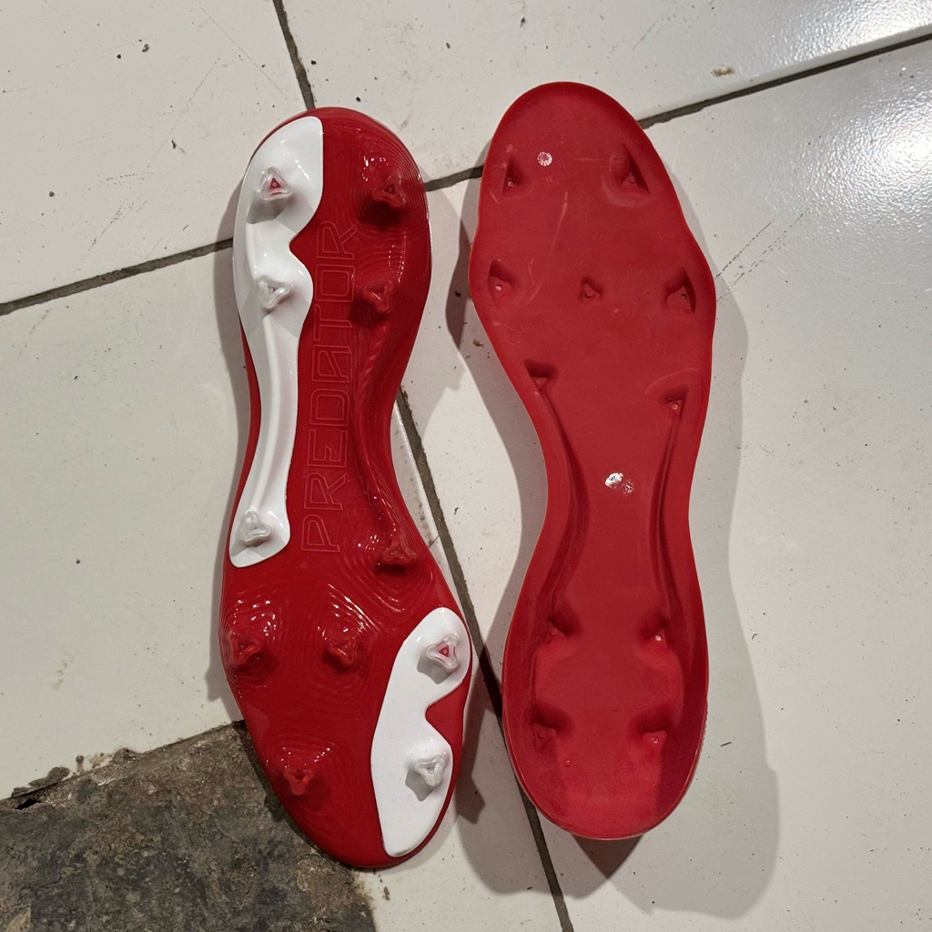 (mangkok) Sol ori sepatu bola adds predator stut triangle