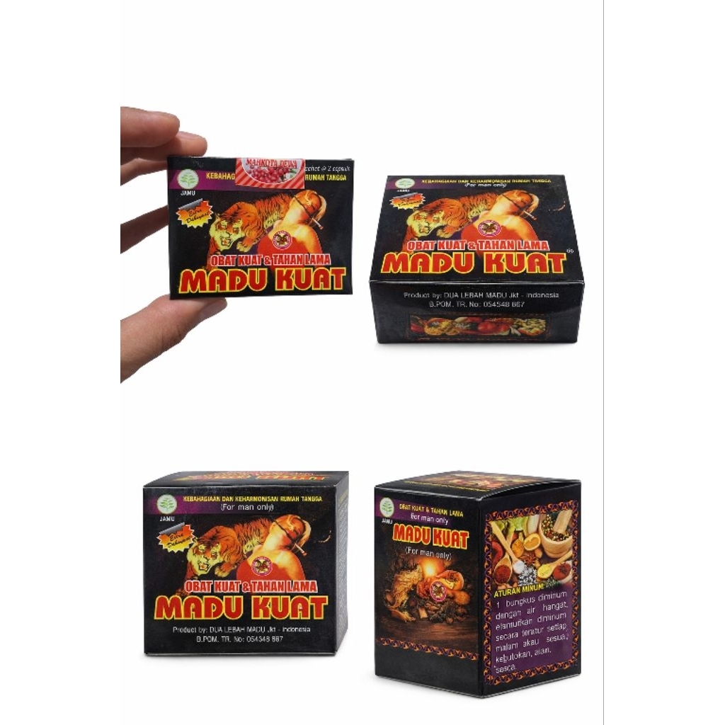 MADU KUAT herbal kapsul pria isi 10 bungkus@2kapsul