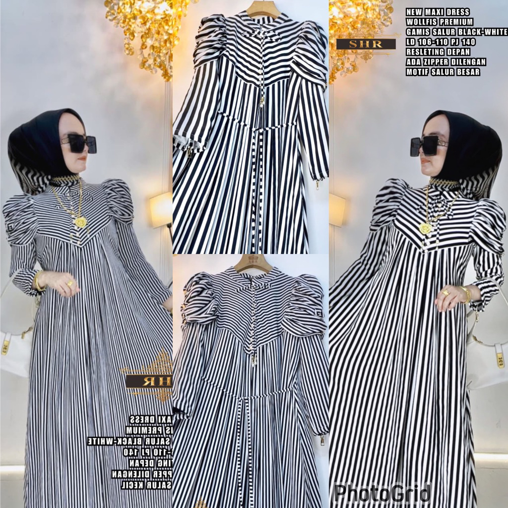 ORI SHR 100% - GAMIS PRINCES SALUR PUTIH PREMIUM