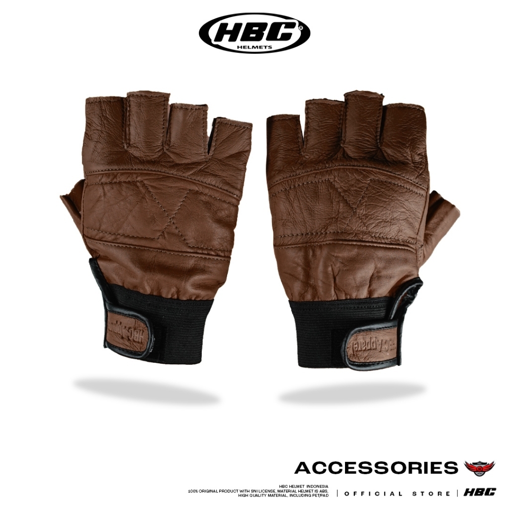 Sarung Tangan Motor Kulit Pendek (Leather Gloves)