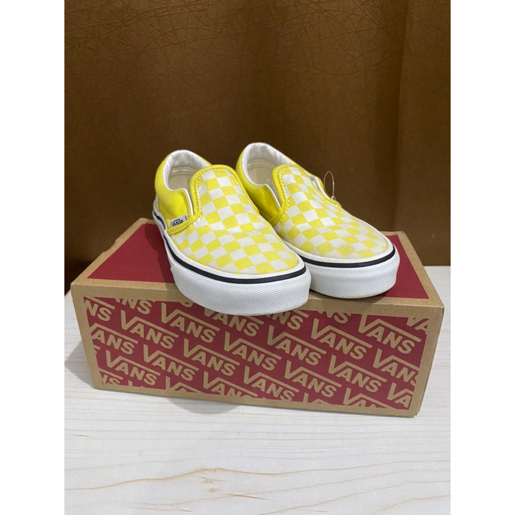 Sepatu second-PRELOVED brand Vans Classic Slip-O Ukuran US Kids UK 13.5 / 31.5