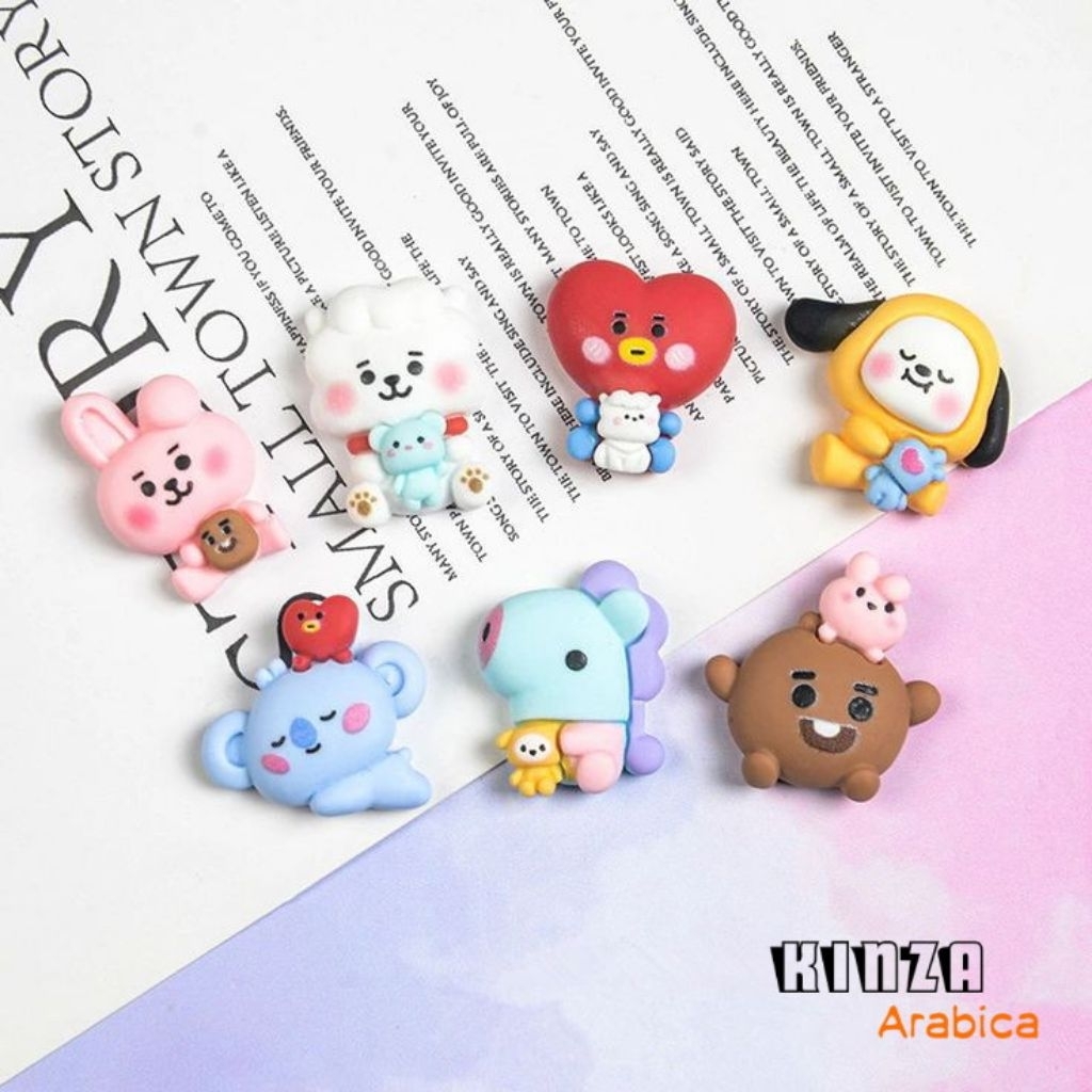 CLAY RESIN DIY KARAKTER BTS GROSIR INPOR PREMIUM CLAY RESIN DIY
