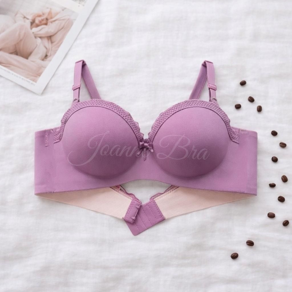 Elena x FAN MEI Bra BH Busa Tebal Tanpa Kawat Cup B Medium E 29A04 - 34B - 38B - Bra Half Cup Lembut