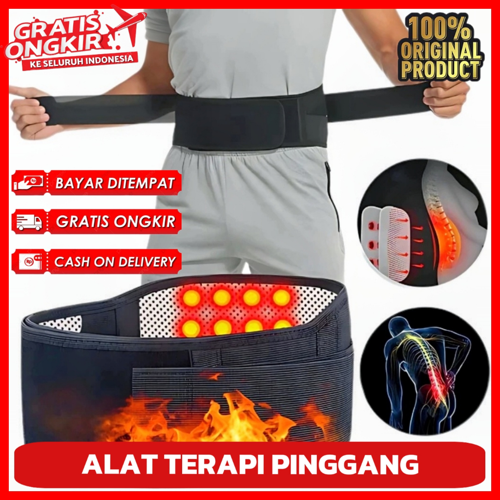Sabuk Terapi Saraf Kejepit Korset Terapi Pinggang Magnetik Alat Terapi Pinggang / Korset Pinggang Sa