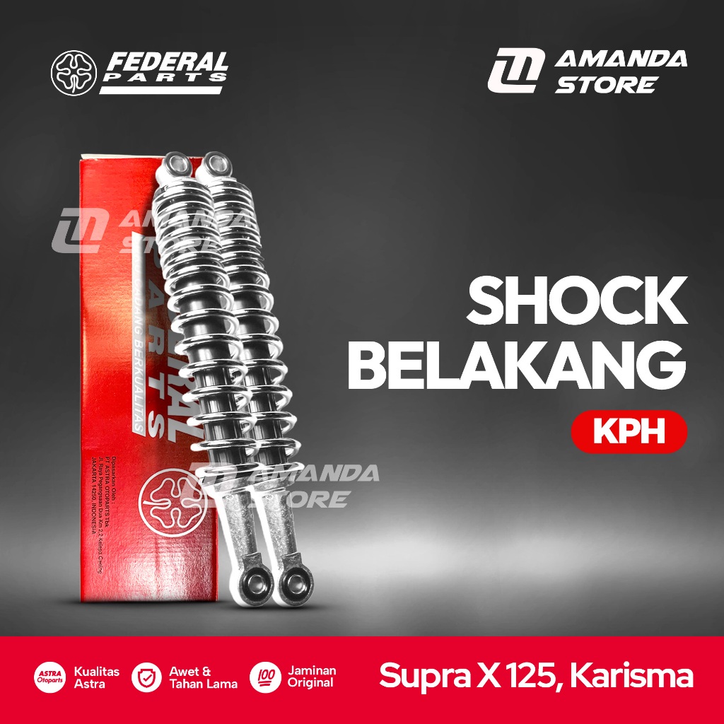 SHOCK SOK Belakang Karisma (KPH) Original Federal Parts