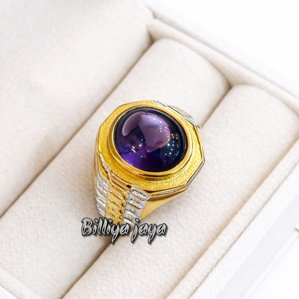 CINCIN BATU KECUBUNG BUNGUR CUTTING BAWA MEWAH DAN ELEGAN