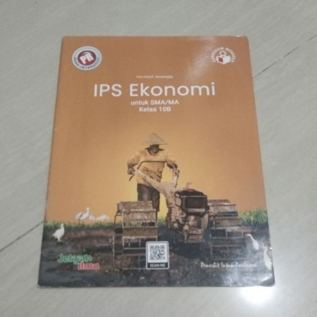 BUKU ORI BUKU PR INTERAKTIF IPS EKONOMI SMA KELAS XB/1B/10B PENERBIT INTAN PARIWARA KURIKULUM MERDEK
