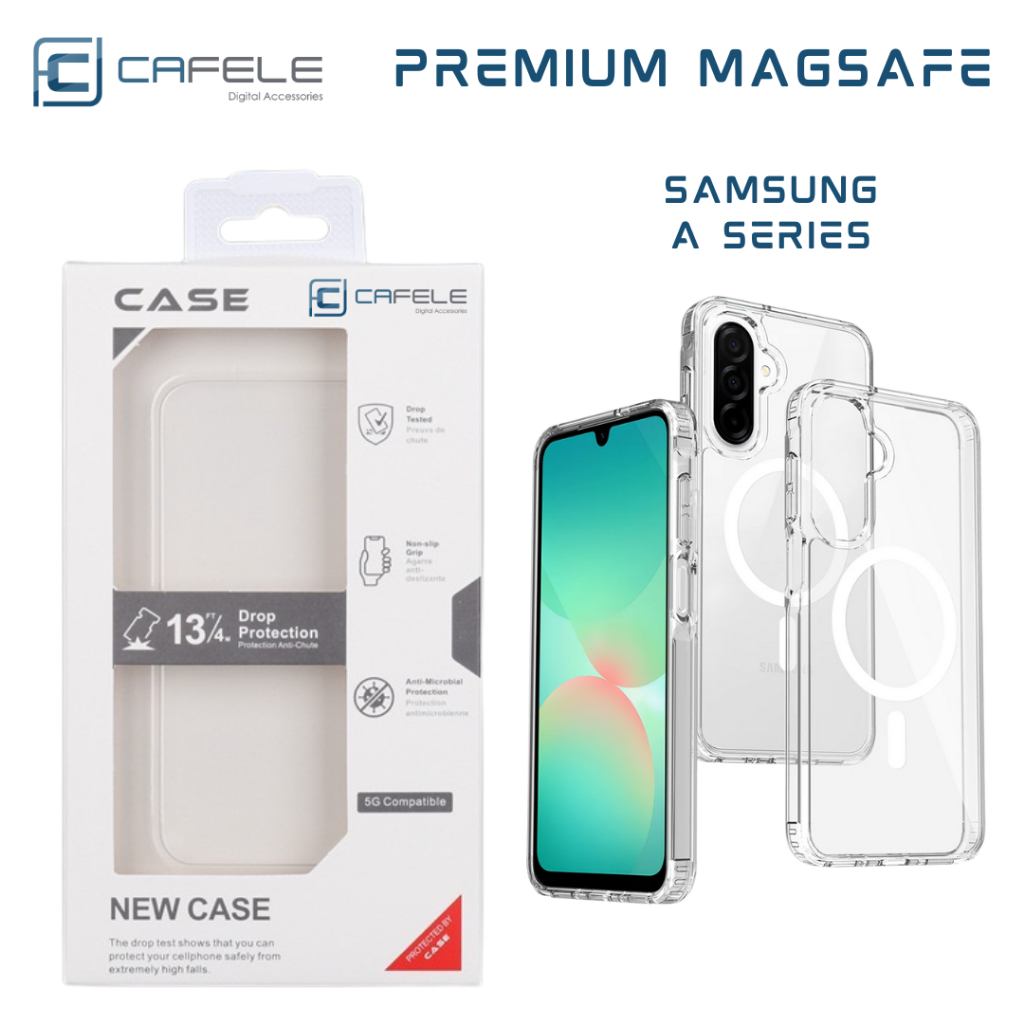 CAFELE Magsafe PREMIUM Case Samsung A06 A16 A26 A36 A56 A15 A25 A35 4G 5G Magnetic Casing Silikon Be